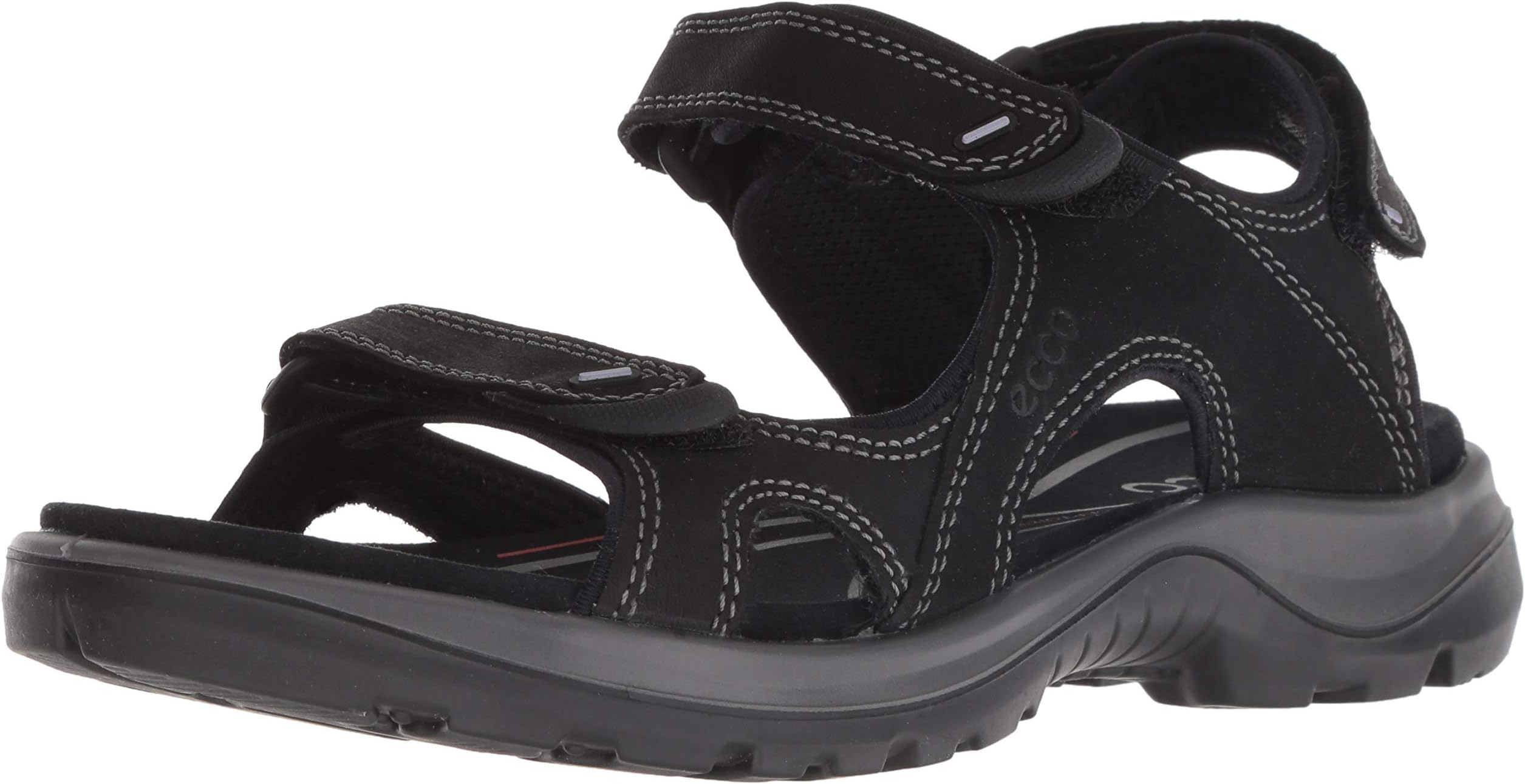 Women's Offroad Outdoor Sport Sandal, Black Nubuck, 9-9.5