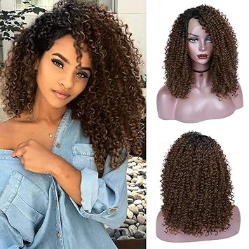curly synthetic wigs