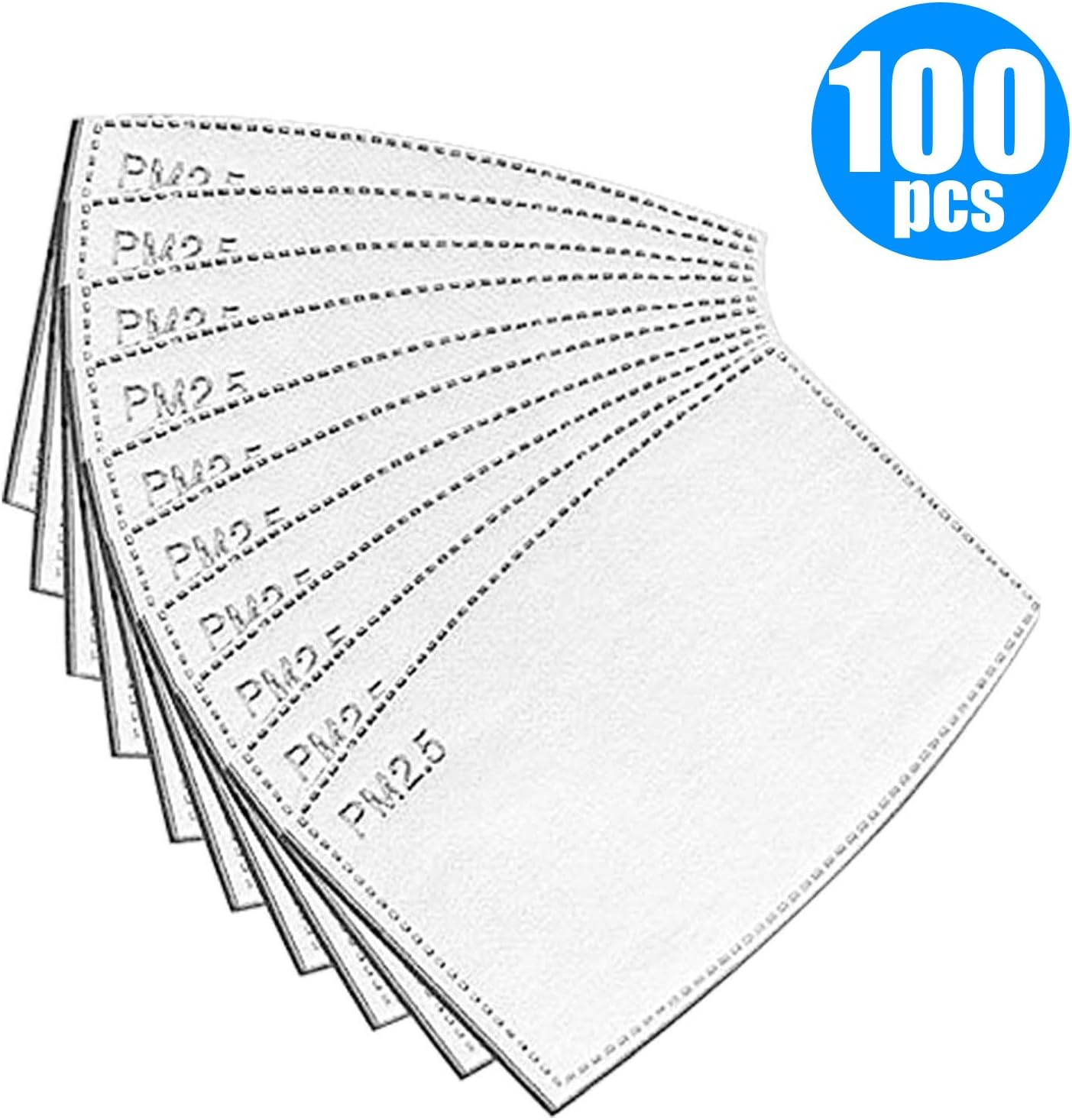 UTOTEBAG 100Pcs Activated Carbon Filters, Replaceable