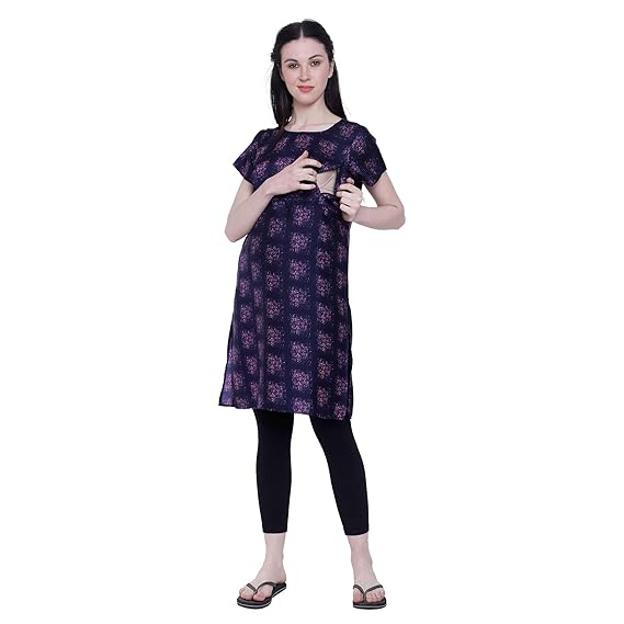 Women Feeding/Maternity Wear Kurti (Feed-57-Multicolor)