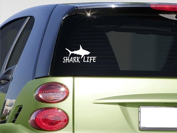 Top 4 Mako Shark Boat Decal