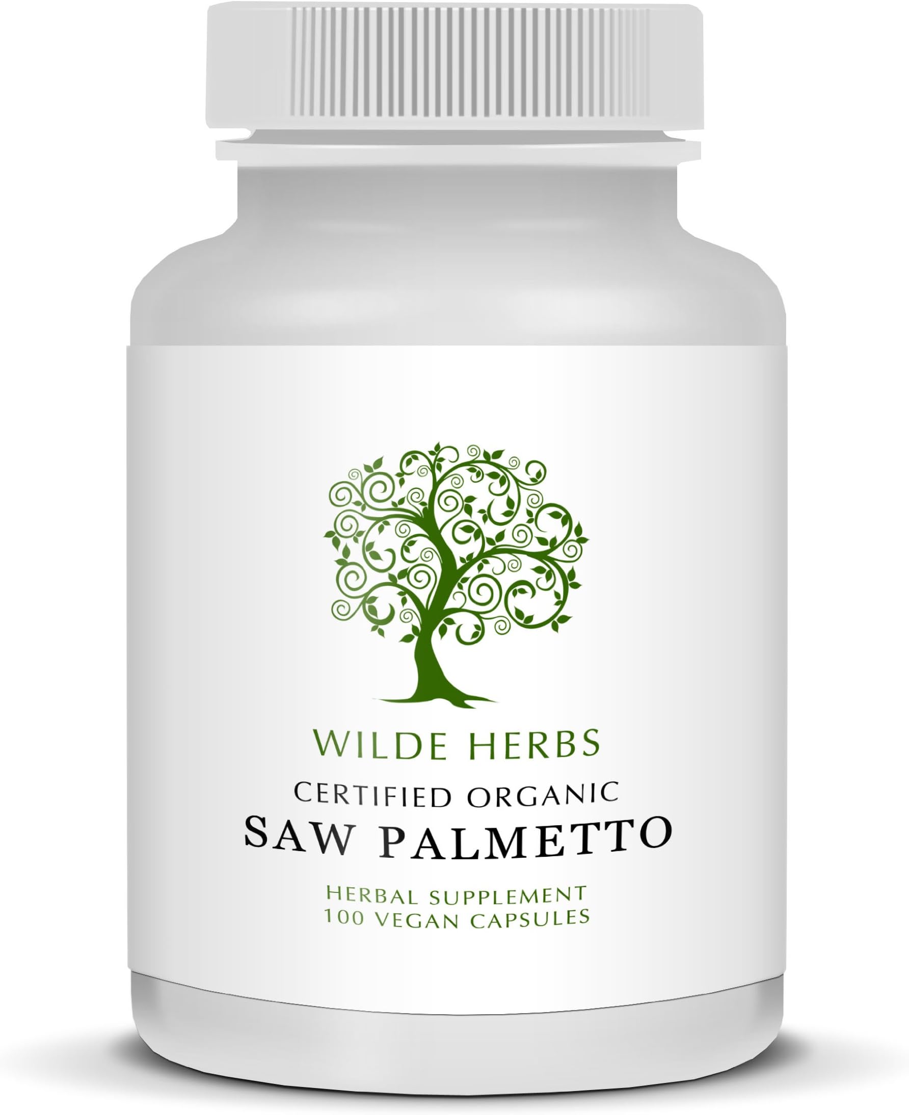 Organic Saw Palmetto 100 Capsules (Wilde Herbs)