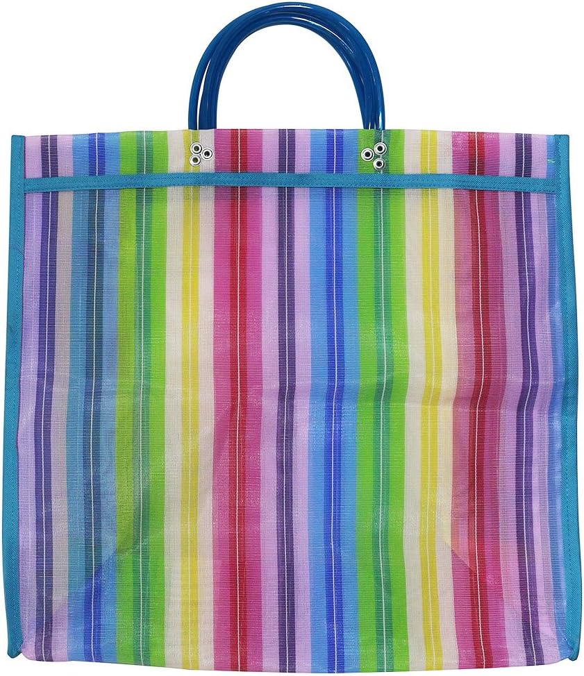 LYTIO - Mexican Mesh Tote Bags Large Colorful Perfect for Market/Groceries (Qty 1)
