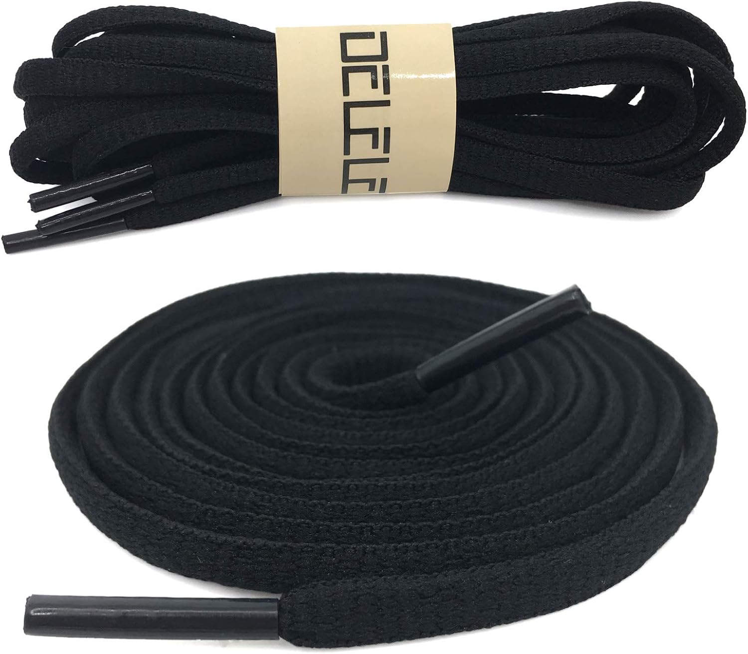 DELELE 2Pair Oval Shoes laces 42 Colors Half Round 1/4"Athletic ShoeLaces for Sport/Running Shoes Shoe Strings: Shoes
