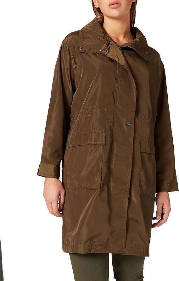 Parka Springfield à Capuche Fixe - Coupe Régulière, 4 Poches, Mélange Nylon/coton - 6