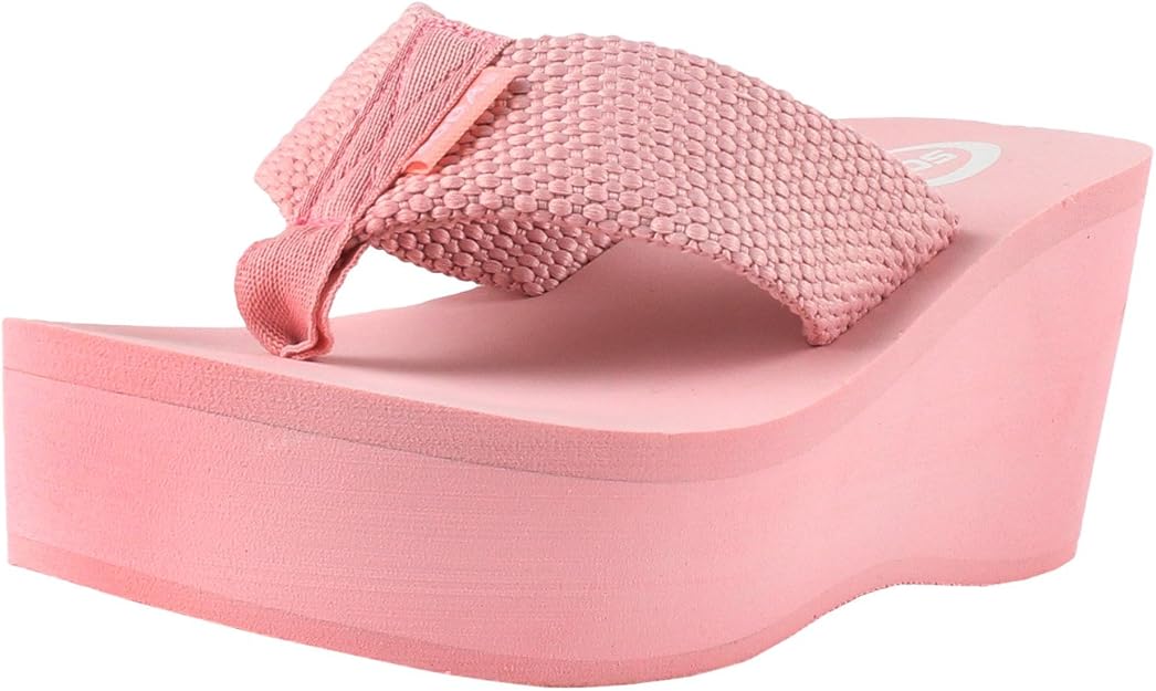 Amazon.com | Soda Women's Oxley Flip Flop Thong Platform Wedges Sandals Eva 3