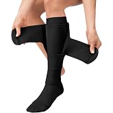 JOBST FarrowWrap 4000 Gradient Compression Wraps 30-40 mmHg - Adjustable - For Managing Swelling from Moderate to Severe Lymphedema or Chronic Venous Diseases - Black, Medium Tall