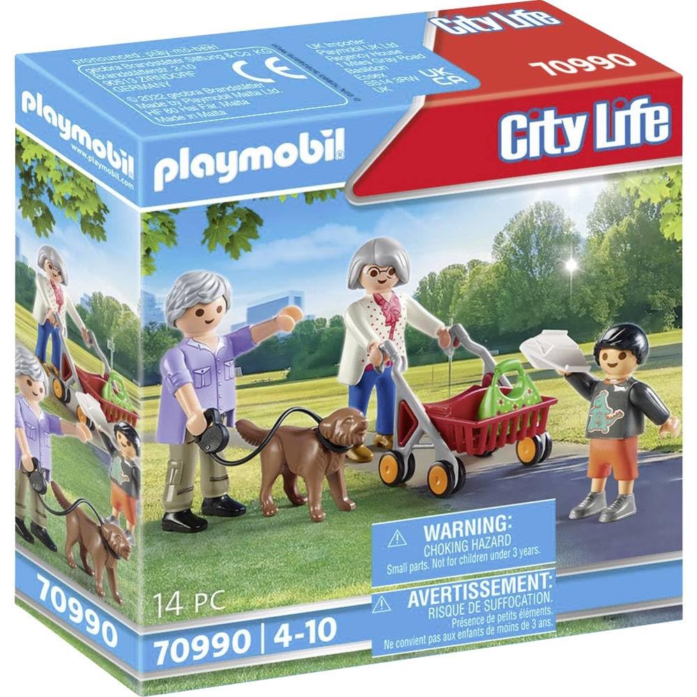 Playmobil 70990 City Life Modern House Grandparents with Child, Fun Imaginative Role Play, Playset Suitable for Children Ages 4+