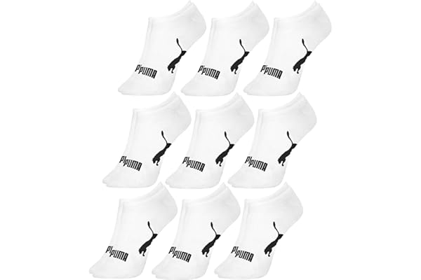 Kit 9 Pares Meia Puma Invisível Soquete Sapatilha Respirável Original