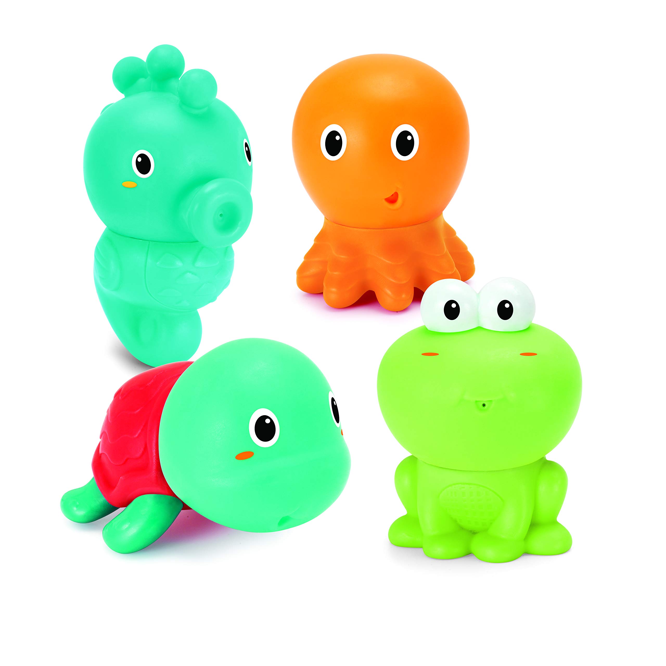 Infantino Sensory Plug & Play Plumber Robot Bath Time Set - 16 Piece Multi-activity Bath Toy for Sensory Exploration and Learning Cause and Effect