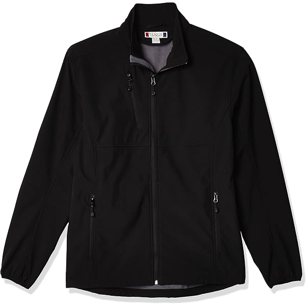 DLX Mens Softshell Jacket Water Resistant Windproof Outdoor Coat
