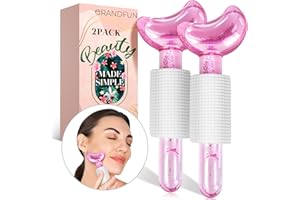GRANDFUN Christmas Stocking Stuffers Women Gifts: 2PCS Face Ice Globes Presents Idea for Wife Mom Girlfriend Mother Sister Unique Birthday for Her Who Have Everything Facial Massager Skin Care Beauty Tool