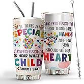 MEDROC Paraprofessional Tumbler Stainless Steel 20oz, Paraprofessional Appreciation Gifts Bulk for Women Men, Teacher Assistant Aide Para Gifts from Student Teacher, Best Paraeducator Must Have