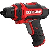 CRAFTSMAN 4V Cordless Screwdriver with Charger and Screwdriving Bits Included (CMHT6650C)