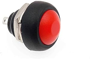 RELAND SUNG 5PCS 12mm PBS-33B Waterproof Momentary ON Off Push Button Swithch Mini Round Switch VE058
