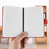 Lefute A6 Notebooks Pocket Notebook Hardback Red 200 Pages 80gsm PU Leather view 6