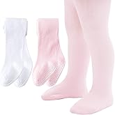 Mini angel Baby Tights Non Slip Baby Girl Tights Plain/Shoe-Look Leggings Seamless Pantyhose Warm Cotton Leggings Non-Skid