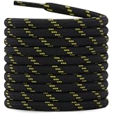 DELELE Hiking Shoe Laces for Boots, 2 Pairs Round Boot Laces Heavy Duty | 4.5MM Thick, Durable Outdoor Shoelaces, Strong Work Shoestrings