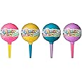JA-RU Lollipop with 5 Surprise Squishy Toy Inside (4 Mystery Lollipop) Mochi Squishy for Kids. Mini Animal Squishies Fidget Stress Toys. Easter Basket Stuffers Party Favors. 3336-4s