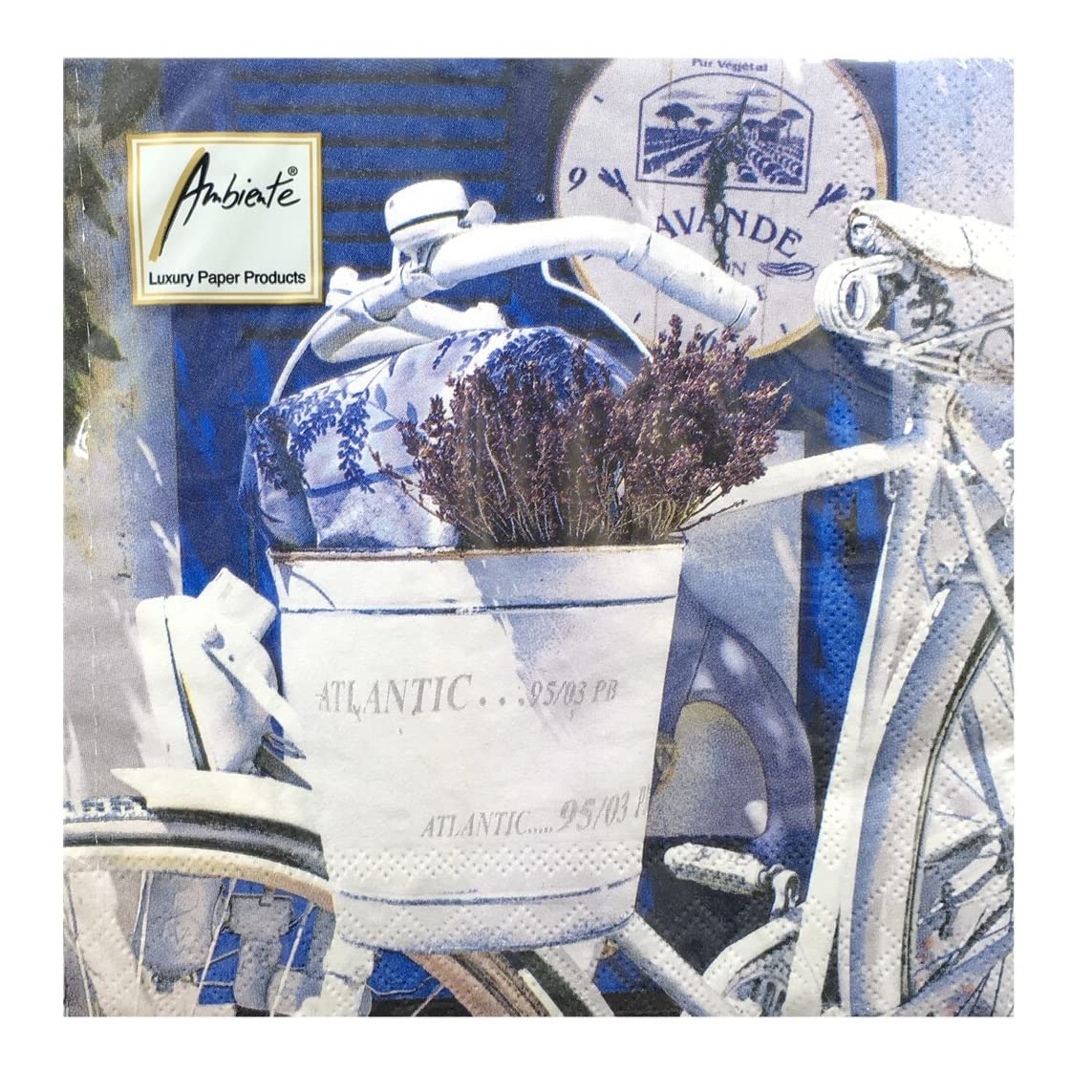 Paper Napkins Lunch Festival Party Approx. 33 x 33 cm Every Day Any Occasion Spring Summer Floral Summer Lavender