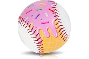 AKAIXI Baseball Ball Baseball Gift Lifestyle Pack Gifts 9in Standard Size Cute Design PVC for Practice Training Hitting School League Game Tournament Graduation for Players Coach