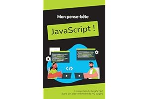 Mon pense-bête JavaScript !: L'essentiel du JavaScript dans un aide-mémoire tout en couleur (Aide-mémoires HTML/CSS, Javascri