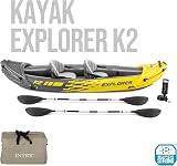 Intex Canoe Explorer K2 Kayak deux personnes Rames Pompe view 4