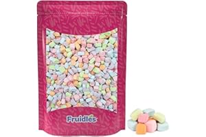 Fruidles Multicolor Mini Dehydrated Marshmallows in Resealable Bag - for Great Toppings (5 Ounces)