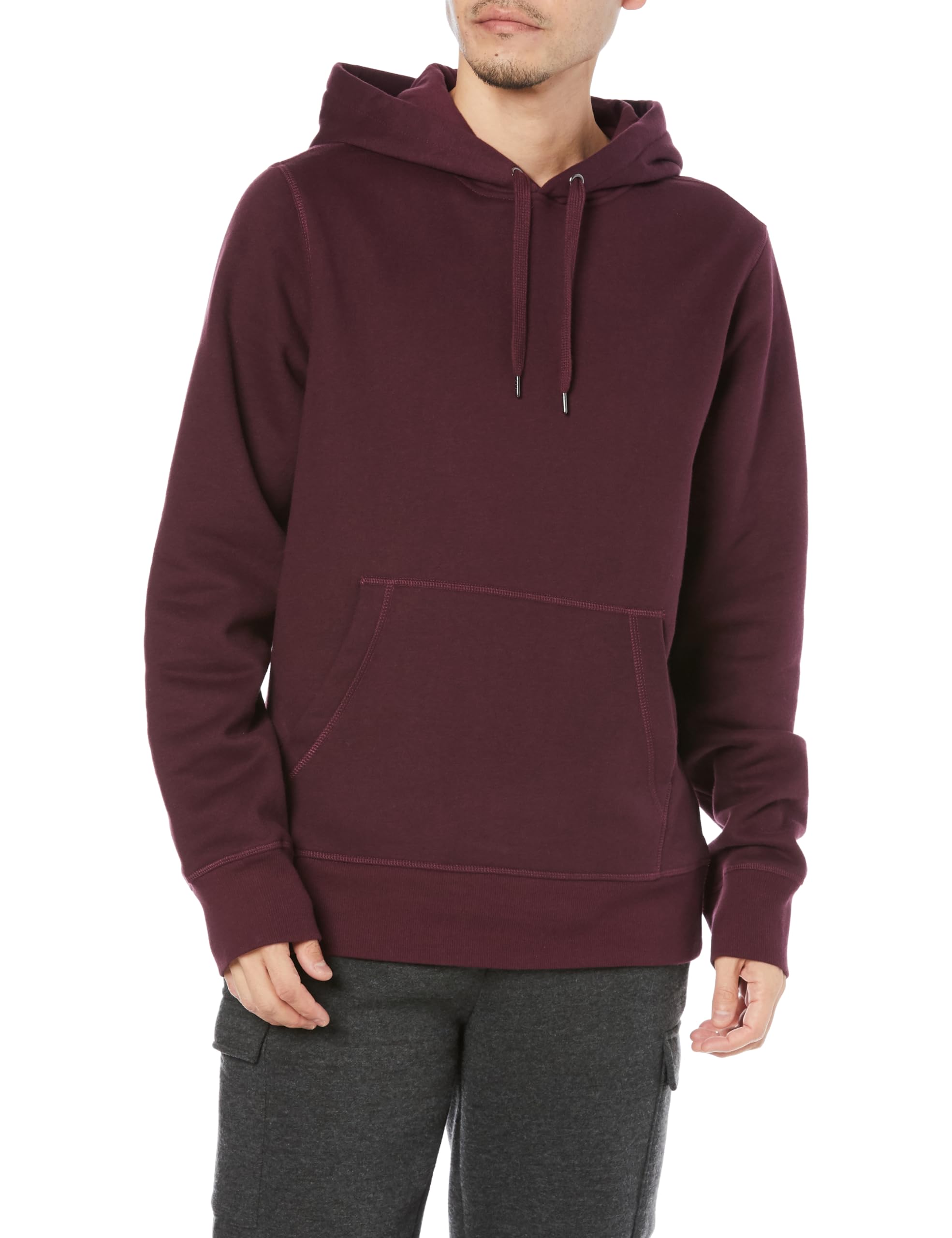 プルオーバー スウェットシャツ パーカー メンズ バーガンディ M