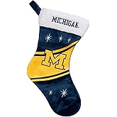 foco NCAA Team Logo Plush 17" Holiday High End Stocking
