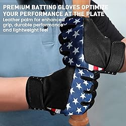BRAMASOLE Baseball Batting Gloves Adult Men Women