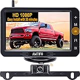 AMTIFO Wireless Backup Camera Touch Key - 5 Inch