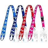Qsszk Cruise Lanyards, 4 Pack Waterproof Lanyards