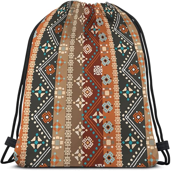 Amazon.com | Needzo Mini Baja Drawstring Backpack, Woven 