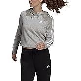 adidas Essentials 3-Stripes Cropped Hoodie Women's