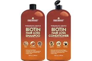 First Botany, Hair Growth Shampoo Conditioner Set - An Anti Hair Loss Biotin Shampoo & Conditioner with DHT blockers to fight Hair Loss For Men & Women, All Hair types, Sulfate Free - 2 x 16 fl oz