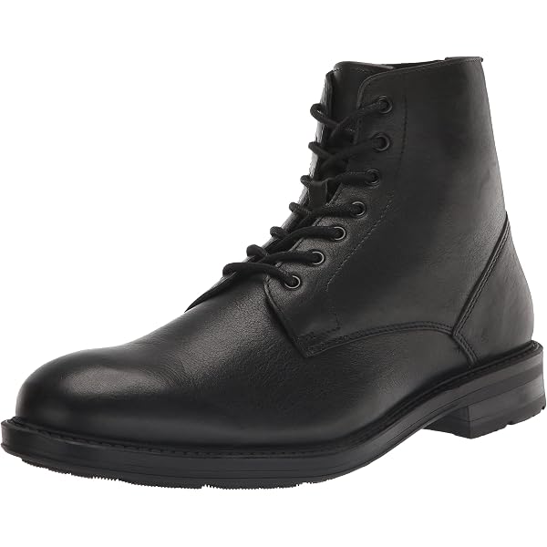 Amazon.com | Vince Camuto Ferko Lace-Up Cap Toe Boot Black 8 