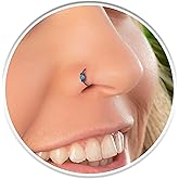 Black Nose Rings Opal