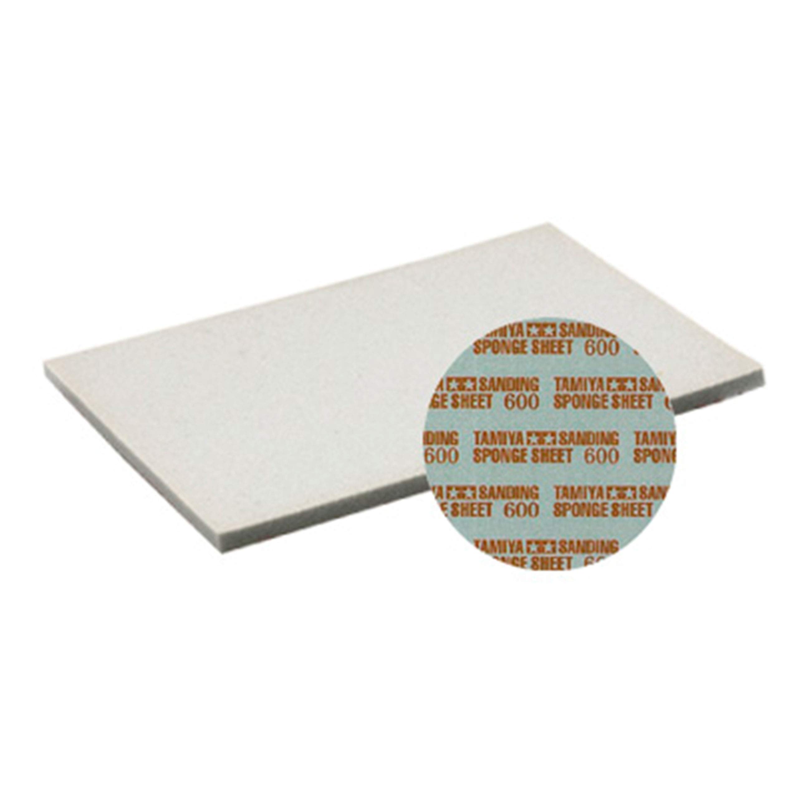 Tamiya Sanding Sponge Sheet 140mm x 114mm - 600 Grit