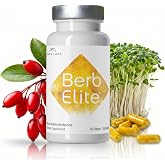 Mara Labs BerbElite | 350mg Berberine HCL &amp; Broccoli Seed Complex | 60 Caps | 350mg Berberine HCL &amp; Broccoli Seed Complex for Increase Bioavailability | Vegan, No Fillers, and Non-GMO