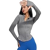 sphinx cat Womens Athletic Long Sleeve Full Zip Running Track Jacket Workout Yoga Sportwear with Thumb Holes Slim Fit
