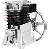 Air Compressor Pump 3HP 250L/min Air Compressor Head Pump Cylinder Cast Iron Air Compressor Head Piston Style Lubrication Pump