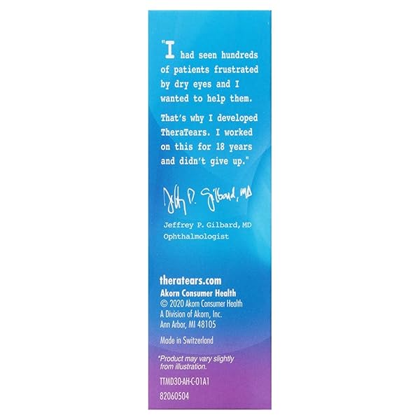 THERATEARS LUBRICANT EYE DROPS, 0.5-OUNCE BOTTLE