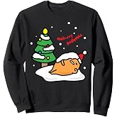 Gudetama "Meh-rry Gudemas" Christmas Sweatshirt Sweatshirt