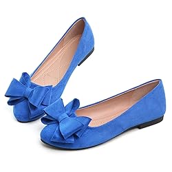 Hee grand Bowknot Flats for Women Classic Round Toe
