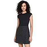 Theory Women's Wrap Skirt Combo Mini Dress