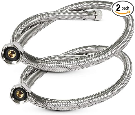Flexcraft 27124 Nl 2 Faucet Supply Line Connects Kitchen Sink To