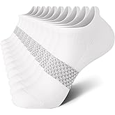 CS CELERSPORT 5 Pairs Women's Ankle Running Socks Cushioned Athletic Sport Socks with Tab