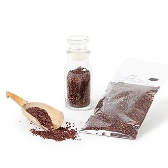 Senf braun, Senf Samen ganz, Senfsaat, braune Senfkörner dunkel, Mustard flour, Einlegegewürz glutenfrei, 40g
