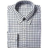 Brooks Brothers Mens Non-Iron Stretch Twill Patterened Button-Down Collar Dress Shirt